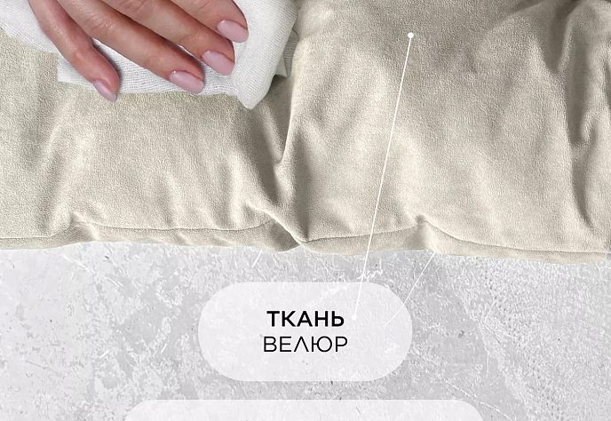 Кресло для отдыха Лофтовик Комфи плюс мех серый, фото 5
