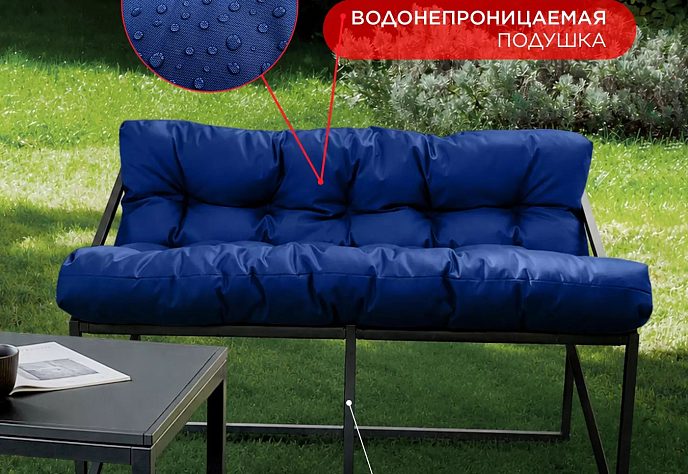 Садовый диван для обеденного стола Лофтовик Слэш, фото 9