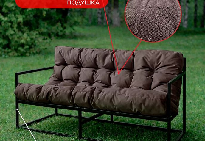 Диван уличный Лофтовик Комфи плюс оксфорд 2, фото 9