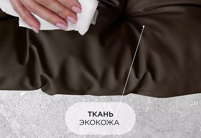 Диван для отдыха «Буффон» велюр черный, фото 6